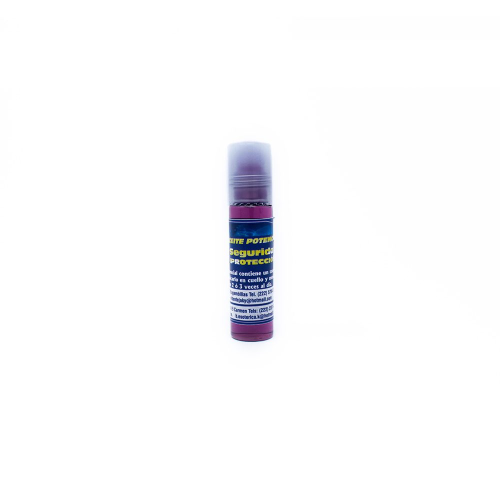 ACEITE POTENCIAL SEGURIDAD PROTECCIÓN