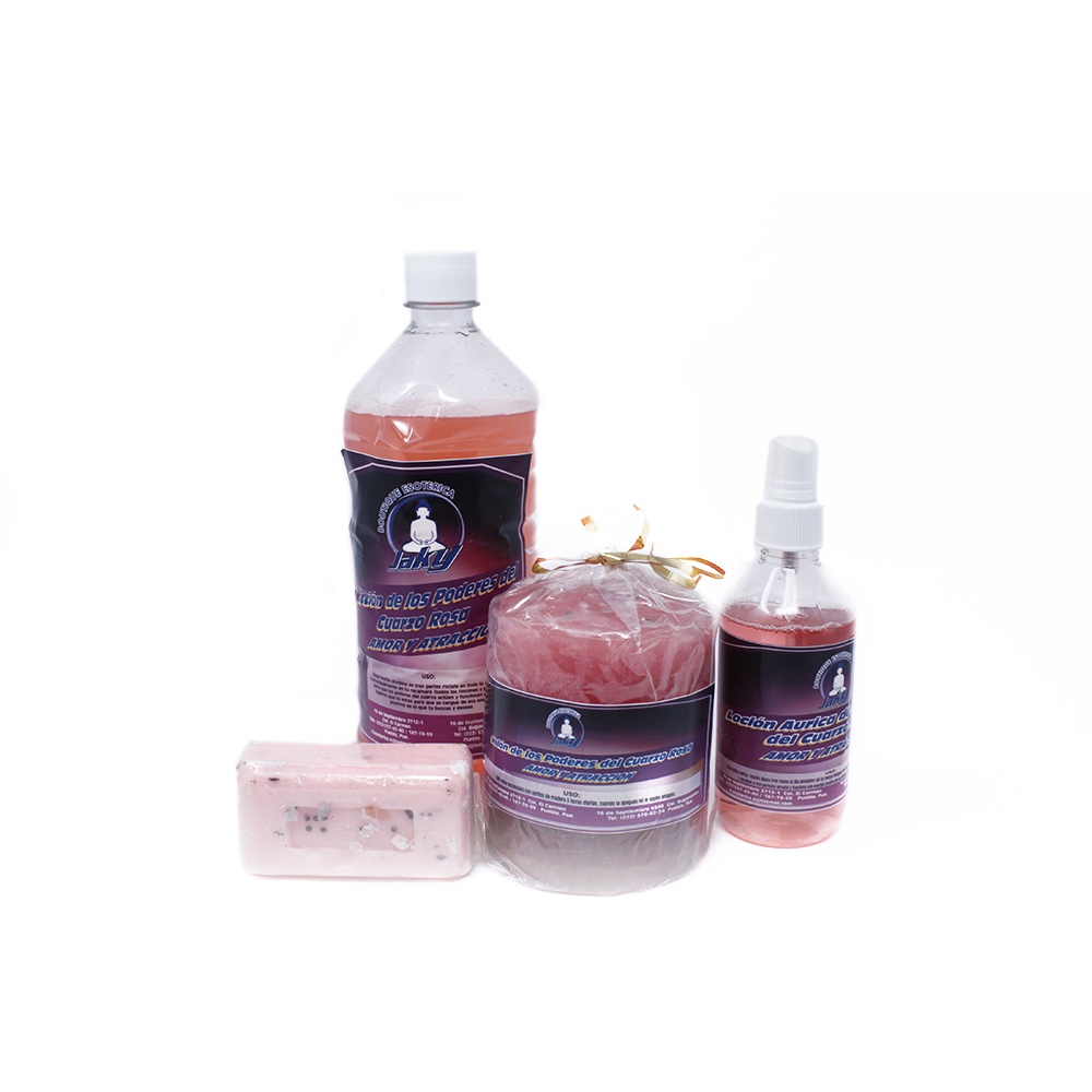 KIT DEL PODEROSO CUARZO ROSA (AMOR Y ATRACCIÓN)