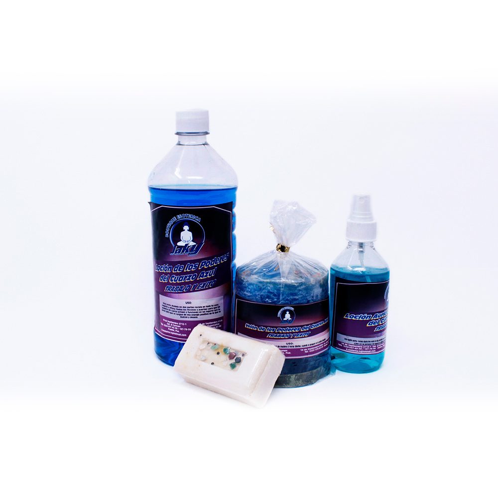 KIT DEL PODEROSO CUARZO AZUL (TRABAJO Y ÉXITO)