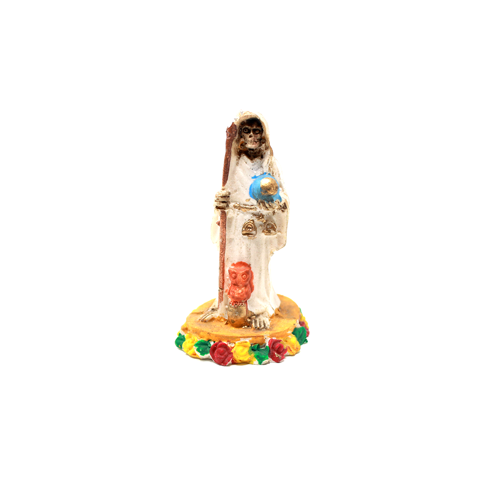 SANTA MUERTE BLANCA 5 CM
