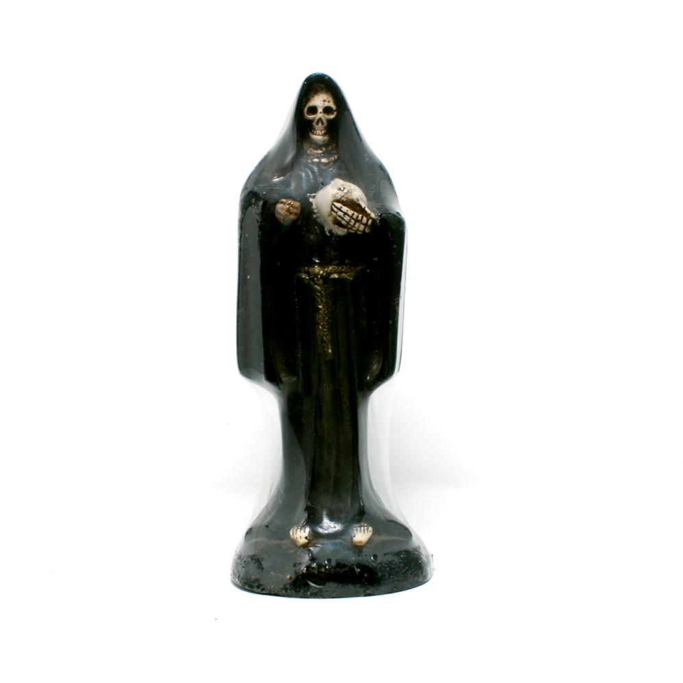 SANTA MUERTE MEDIANA NEGRA