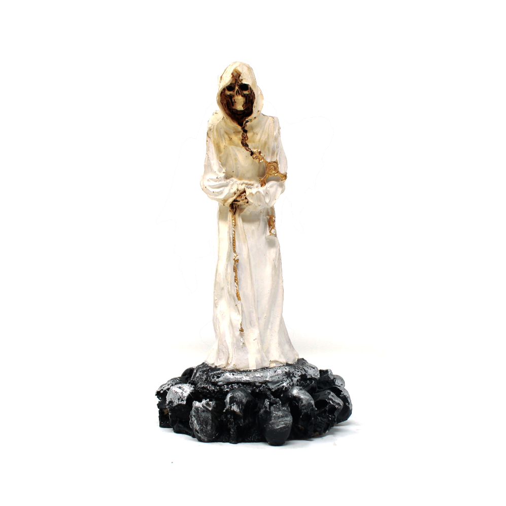 SANTA MUERTE MEDIANA BLANCA