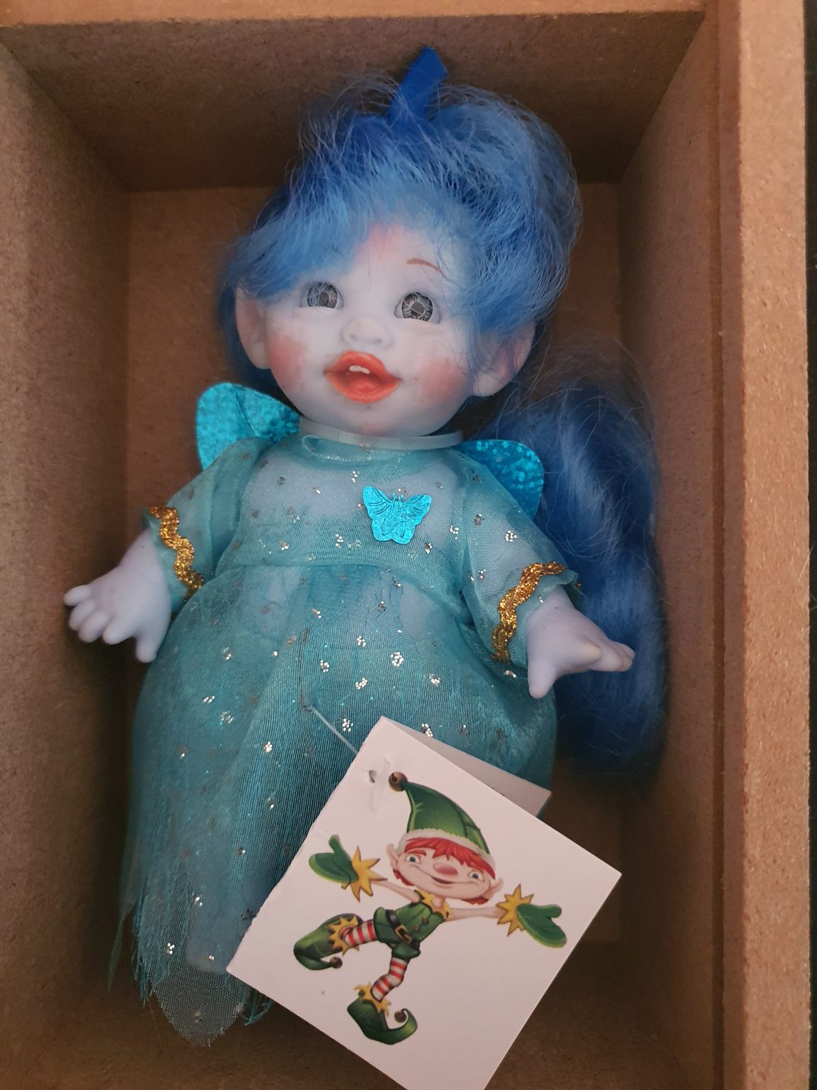 ELFO CISNE AZUL CHICO