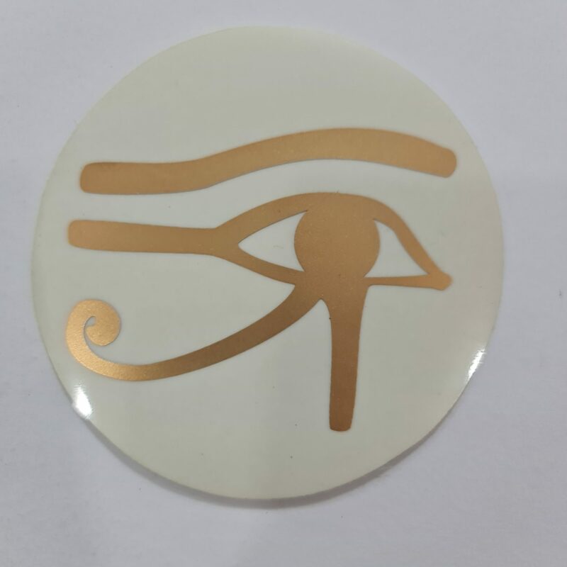 CALCOMANÍA OJO DE HORUS DORADA