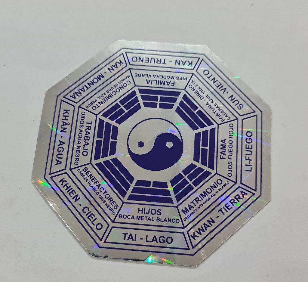 CALCOMANÍA BAGUA MORADO