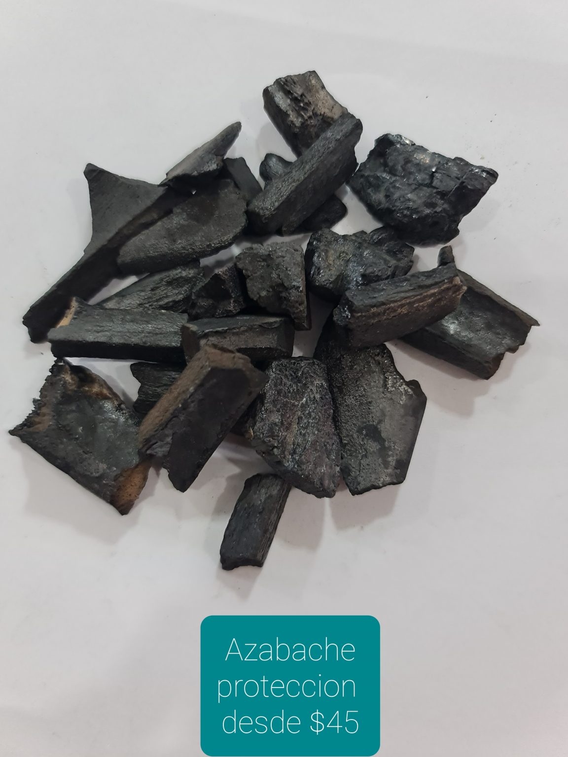 CUARZO O PIEDRA AZABACHE (EL PRECIO DEPENDE DEL TAMAÑO)