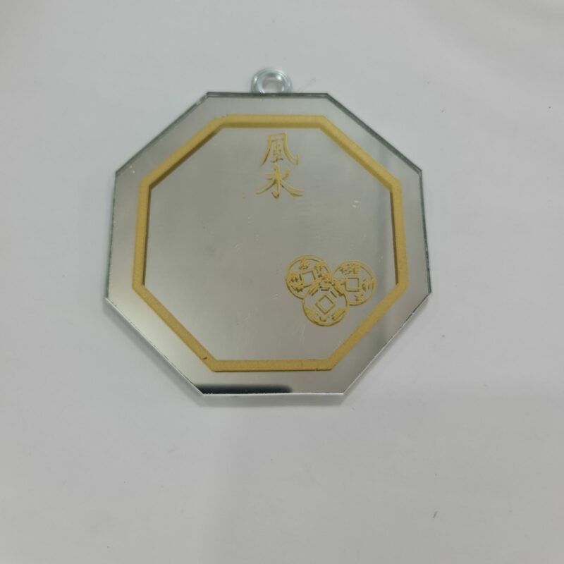 ESPEJO DEL FENG SHUI PARA EL DINERO Y NEGOCIOS 9 cm