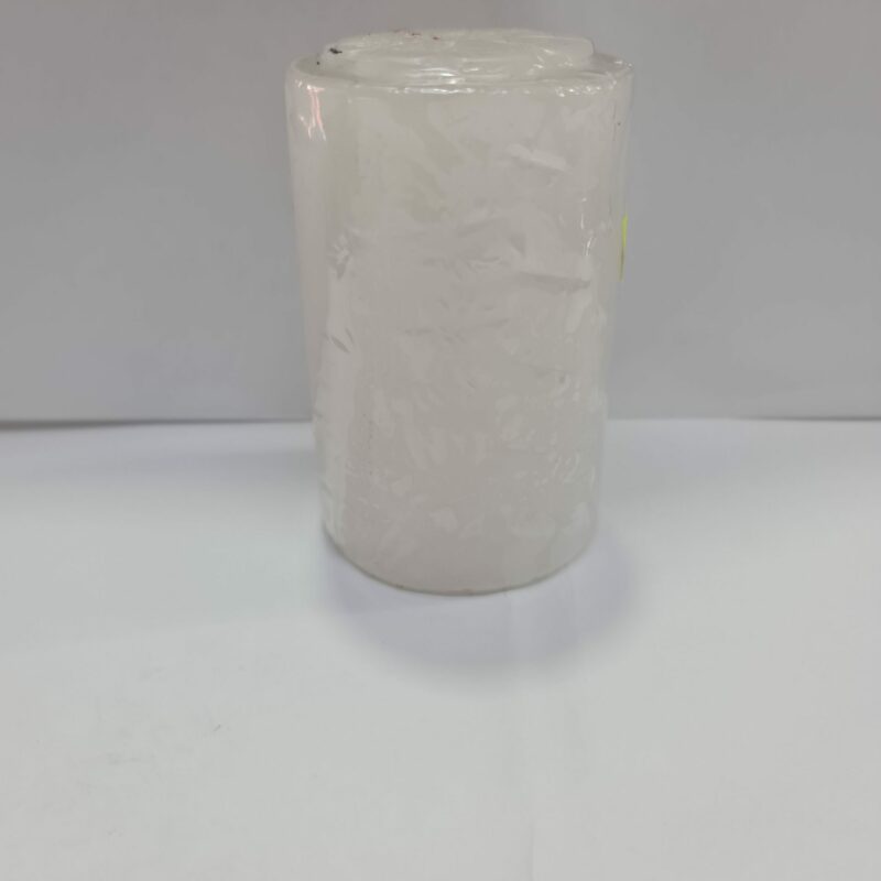 VELADORA REDONDA BLANCA