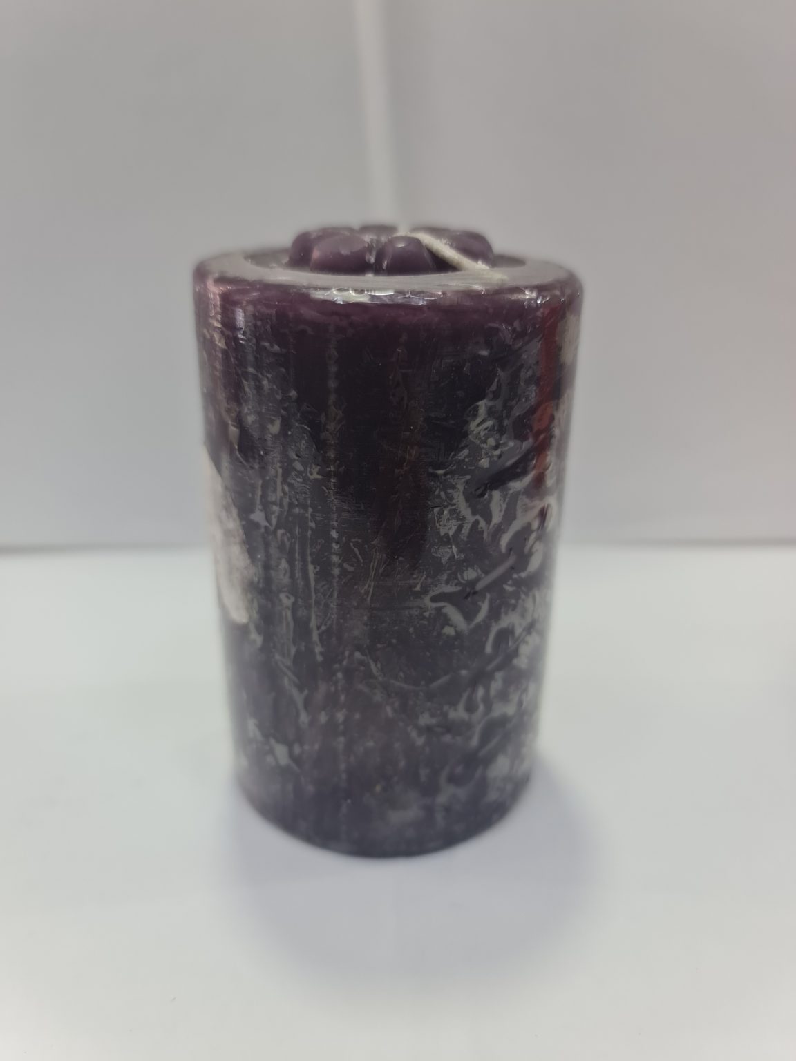 VELADORA REDONDA MORADA