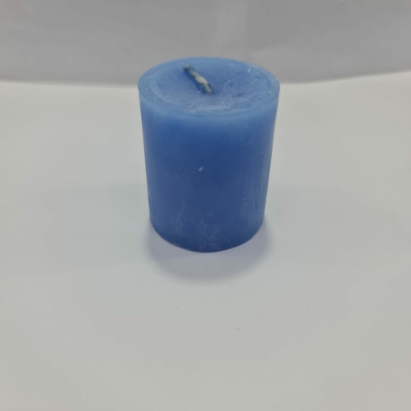 VELADORA AROMÁTICA AZUL CLARO