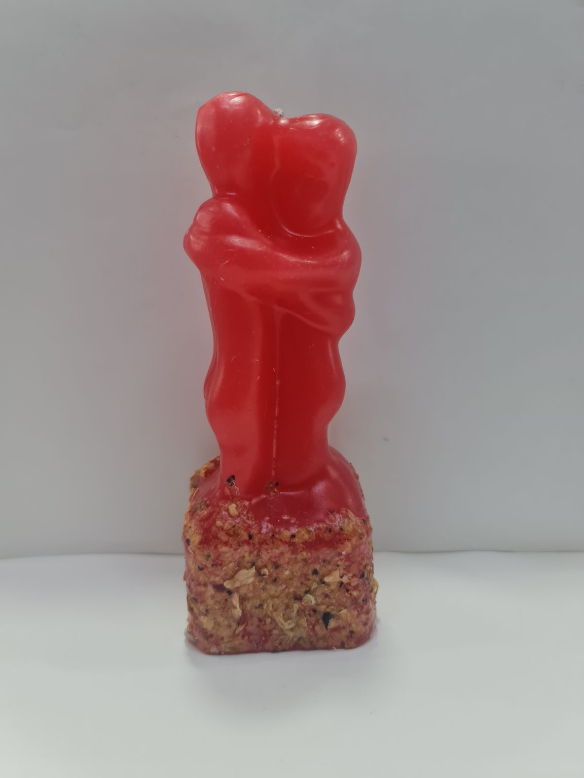 VELADORA ROJA DE PAREJA  CHICA