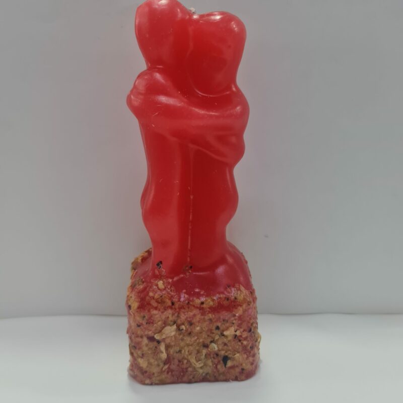 VELADORA ROJA DE PAREJA  CHICA