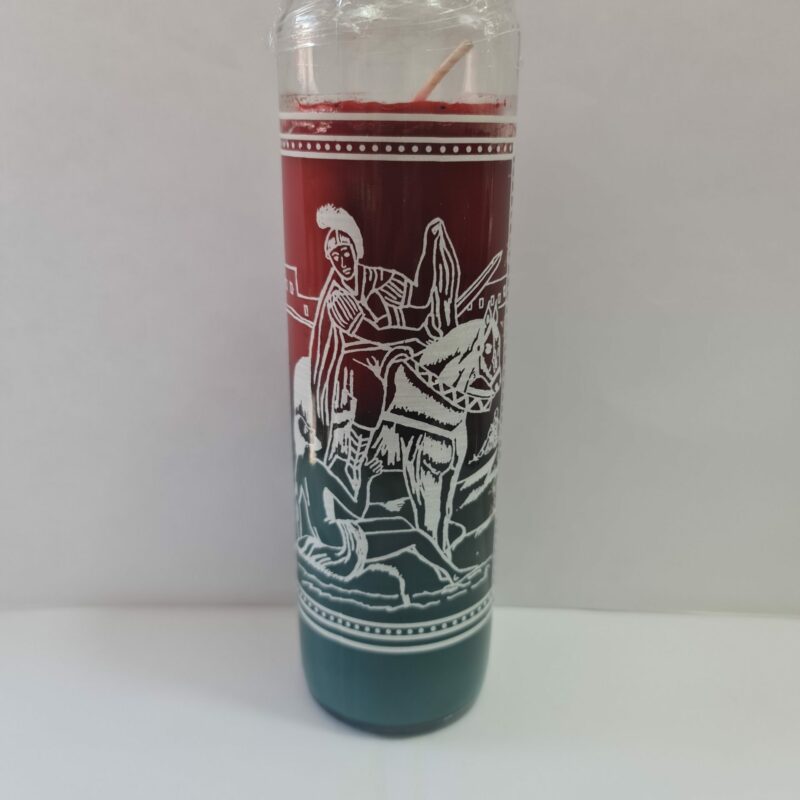 VELADORA DE VASO DE SAN MARTÍN CABALLERO PREPARADA