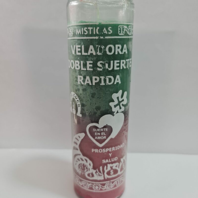 VELADORA DE VASO DE DOBLE SUERTE RÁPIDA PREPARADA