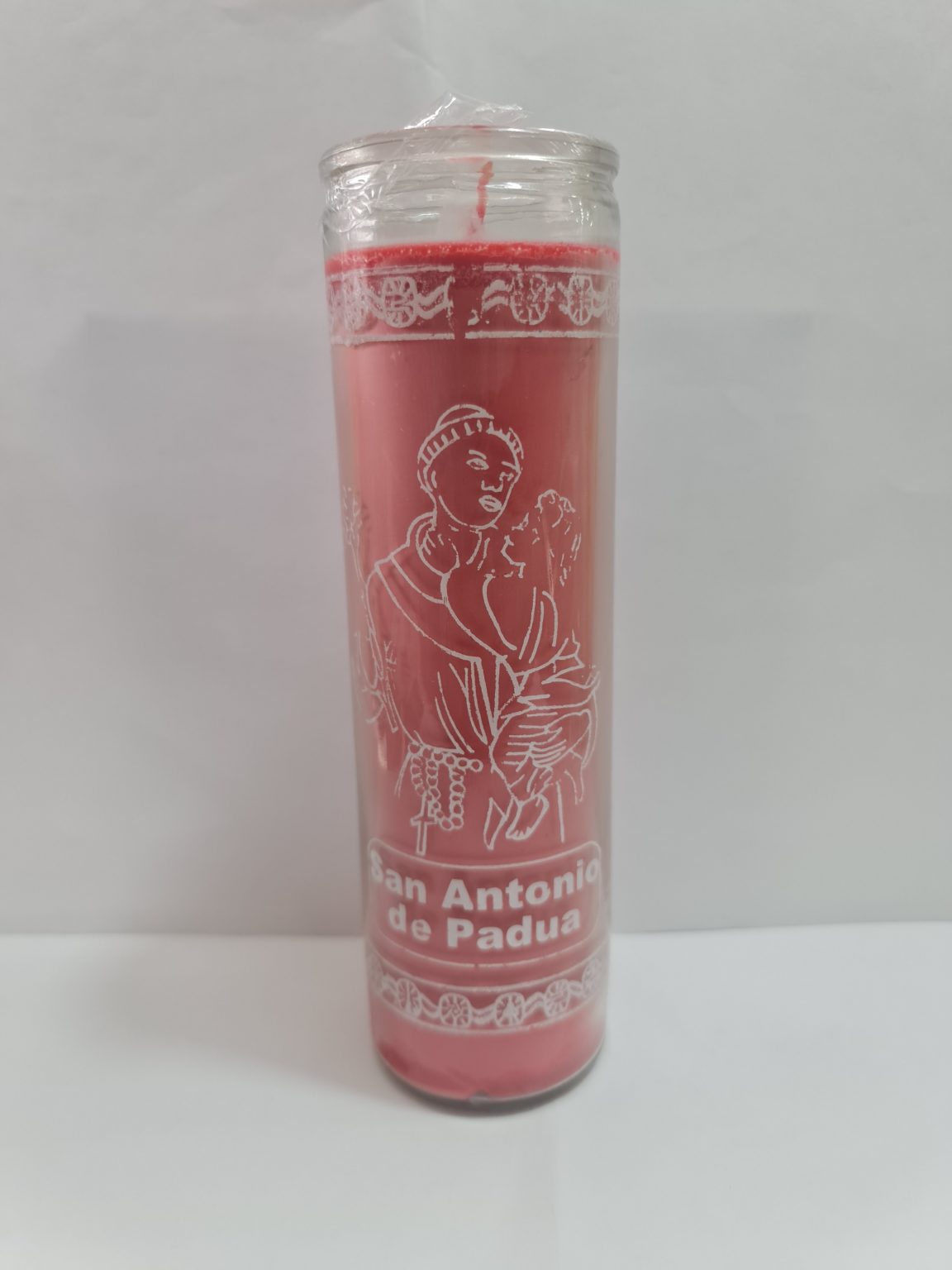 VELADORA DE VASO DE SAN ANTONIO DE PADUA PREPARADA