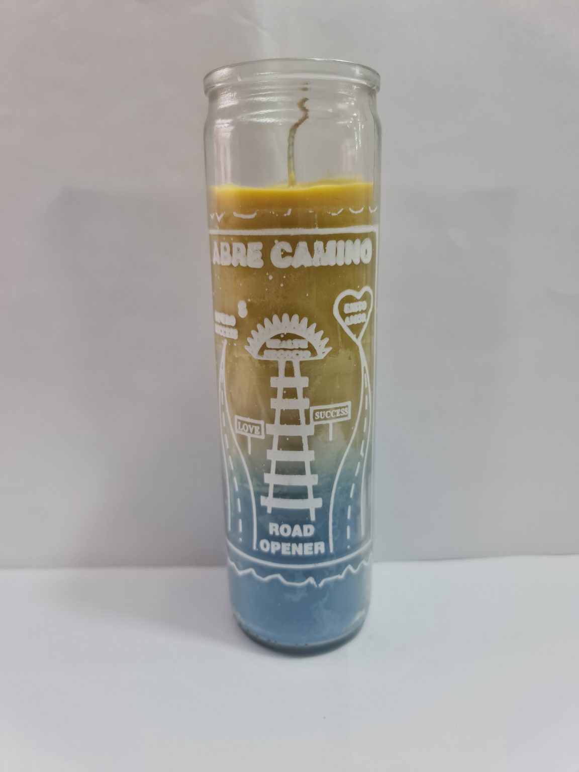 VELADORA DE VASO DE ABRE CAMINOS PREPARADA