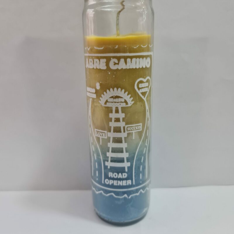 VELADORA DE VASO DE ABRE CAMINOS PREPARADA