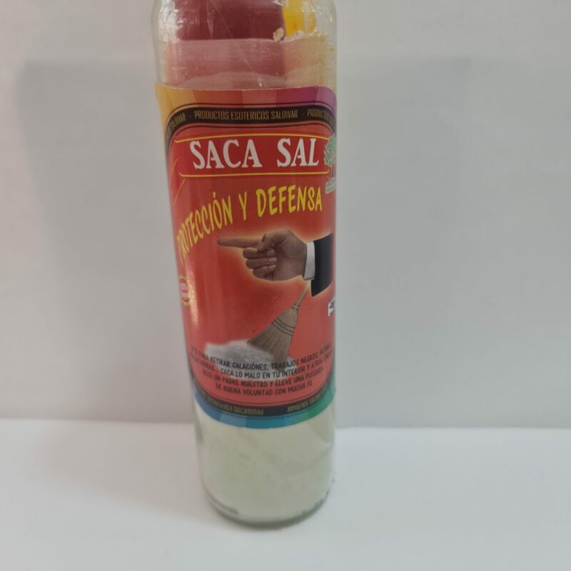 VELADORA DE VASO DE SACA SAL PREPARADA