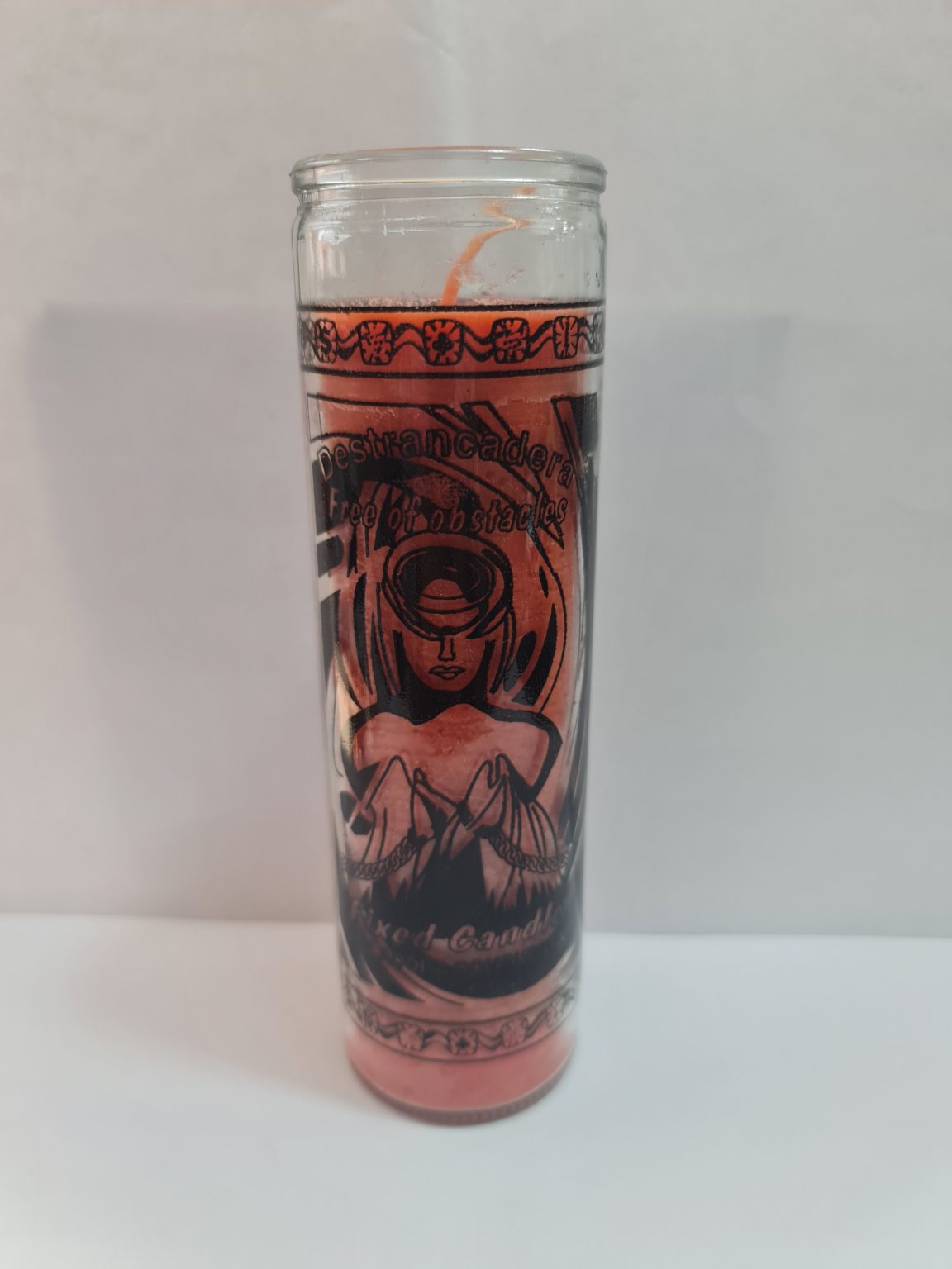 VELADORA DE VASO DE DESTRANCADERA PREPARADA