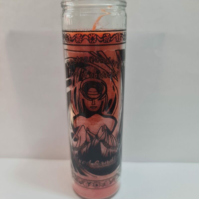 VELADORA DE VASO DE DESTRANCADERA PREPARADA