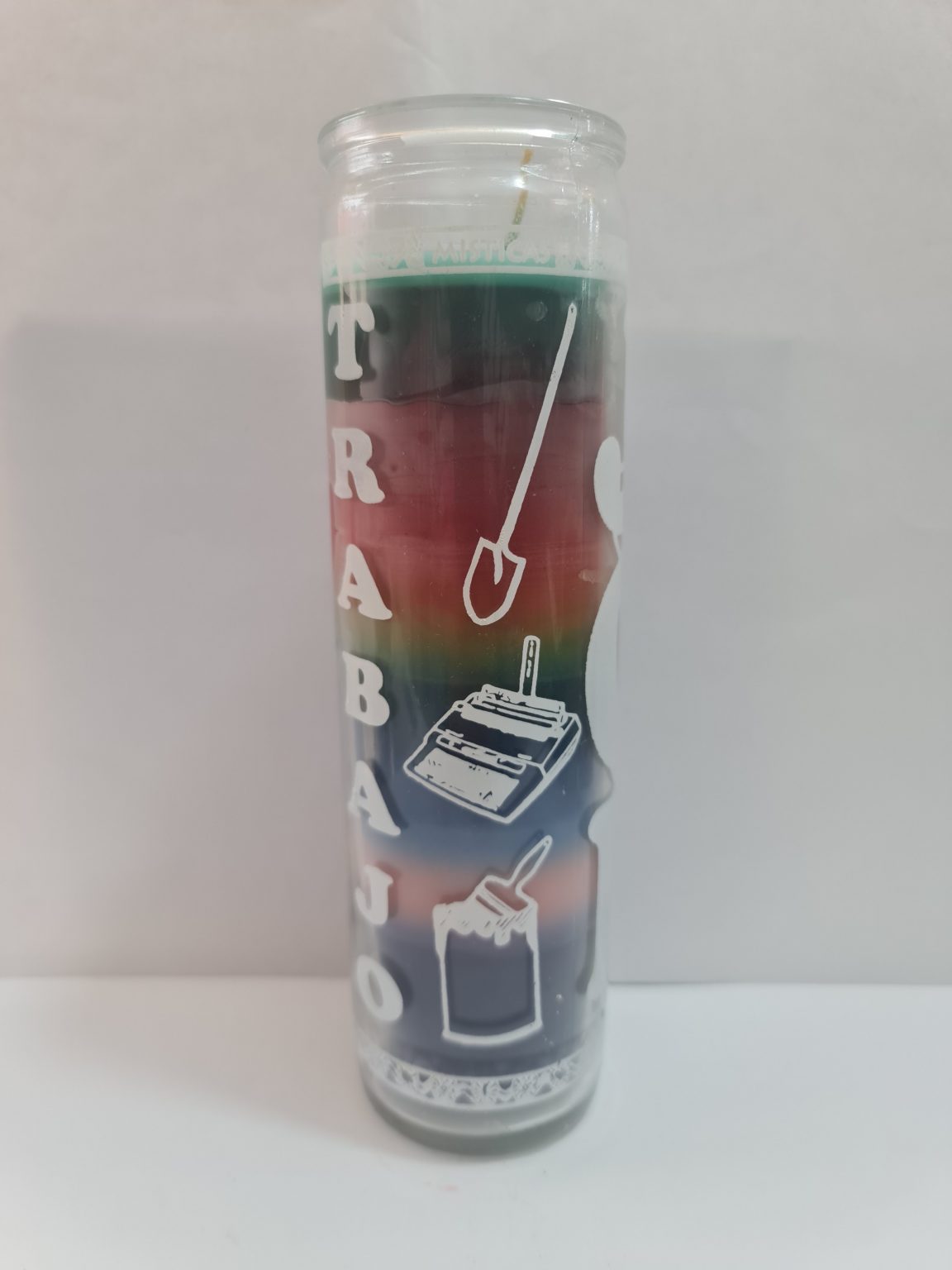 VELADORA DE VASO DEL TRABAJO PREPARADA