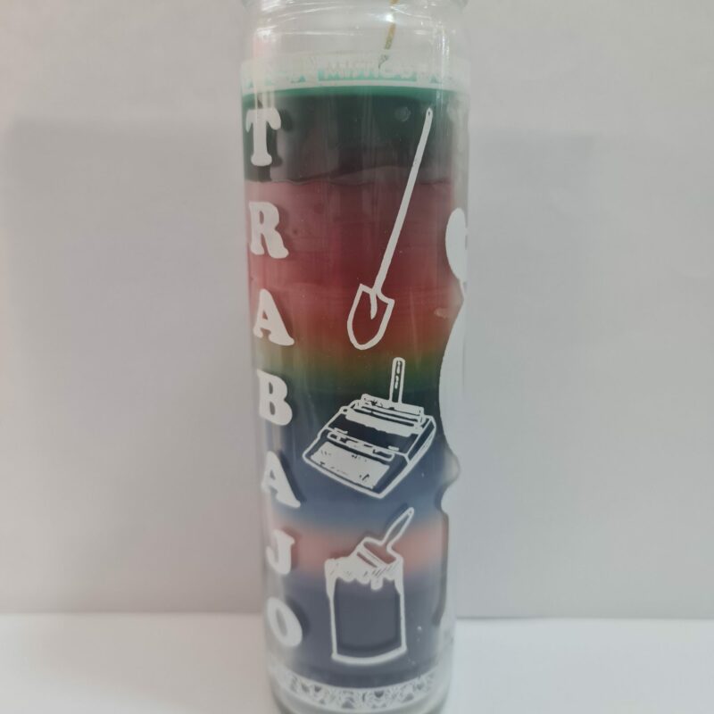VELADORA DE VASO DEL TRABAJO PREPARADA