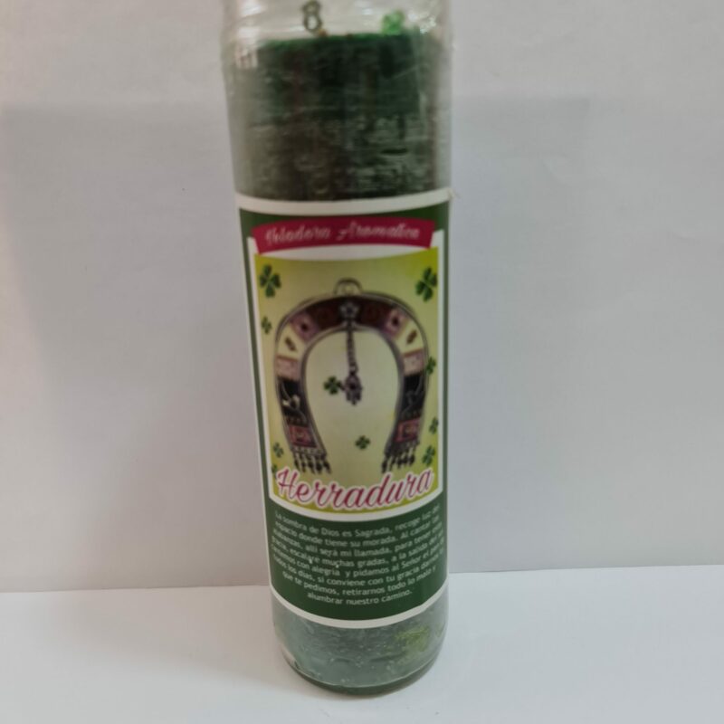 VELADORA DE VASO DE LA HERRADURA PREPARADA