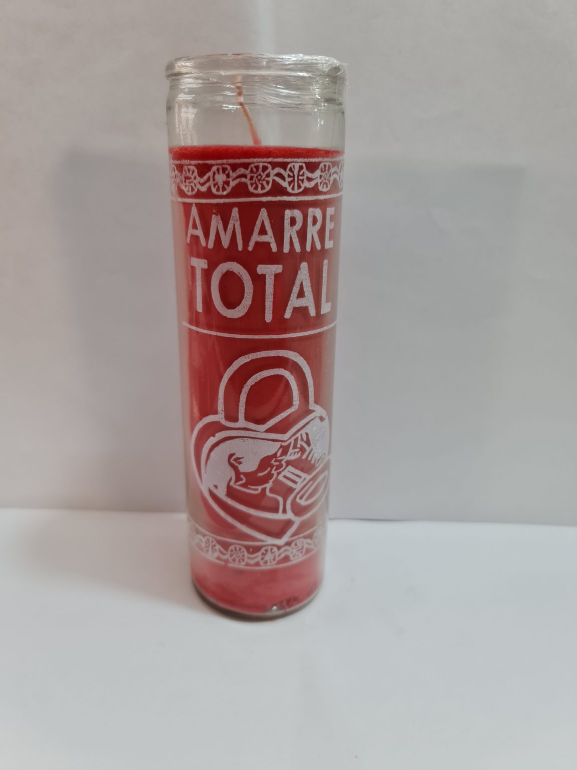 VELADORA DE VASO DE AMARRE TOTAL PREPARADA