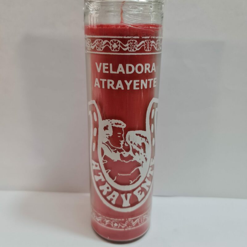 VELADORA DE VASO DE ATRAYENTE PREPARADA