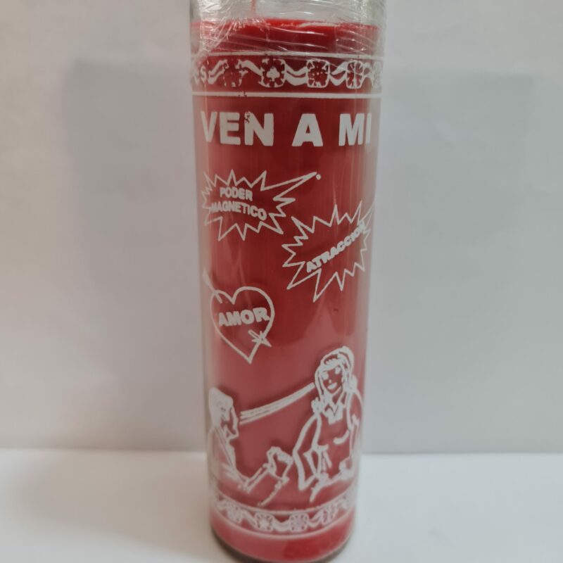 VELADORA DE VASO DE VEN A MI PREPARADA