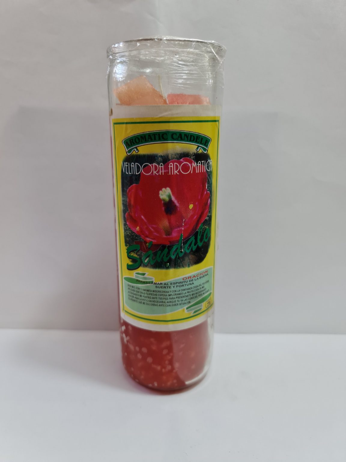 VELADORA DE VASO DE SÁNDALO PREPARADA
