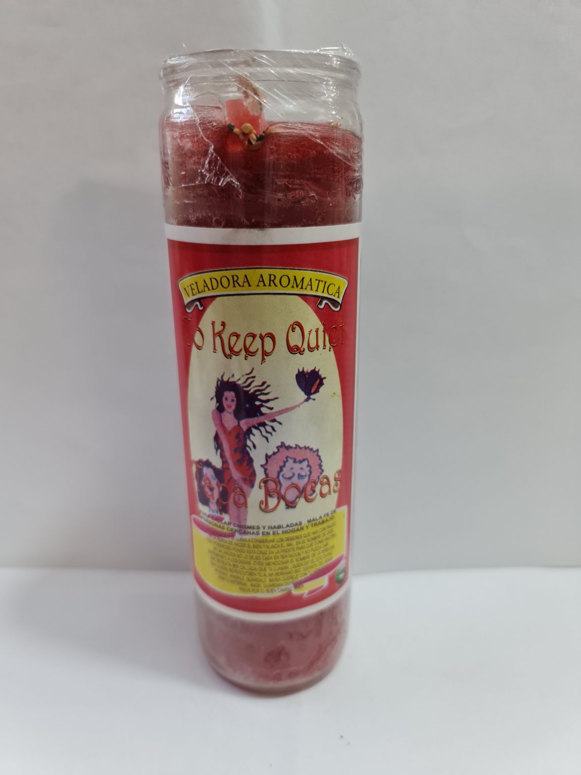 VELADORA DE VASO DE TAPA BOCA