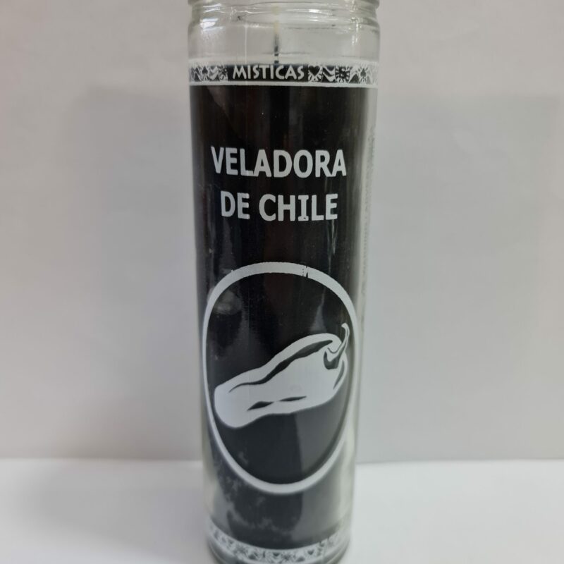 VELADORA DE VASO DE CHILE PREPARADA