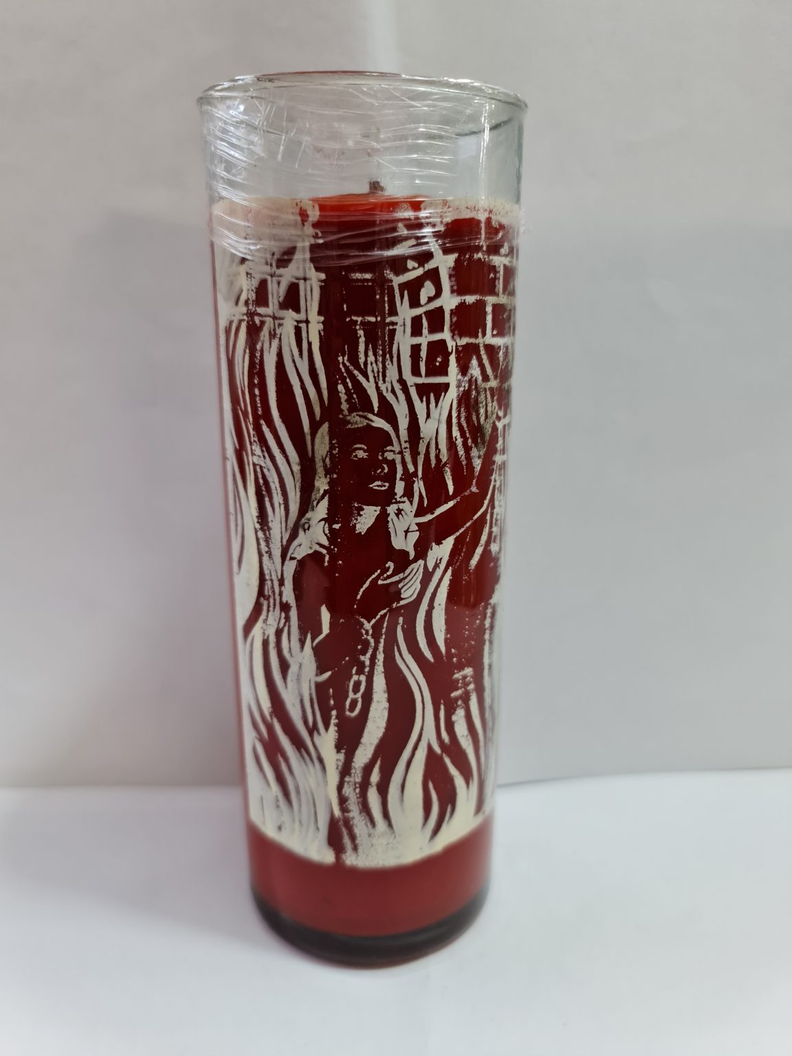 VELADORA DE VASO DE ANIMA SOLA PREPARADA