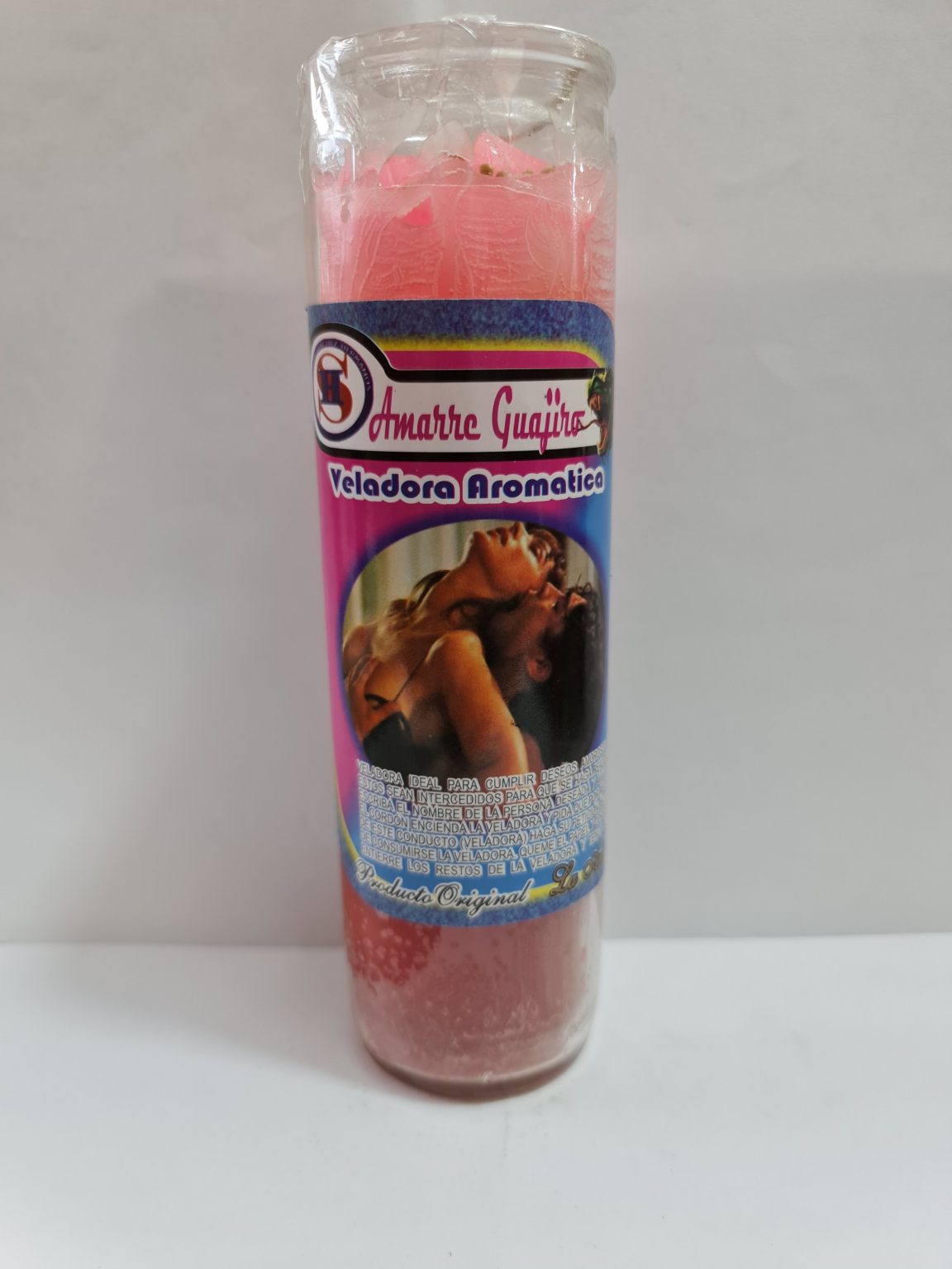 VELADORA DE VASO DE AMARRE GUAJIRO PREPARADA