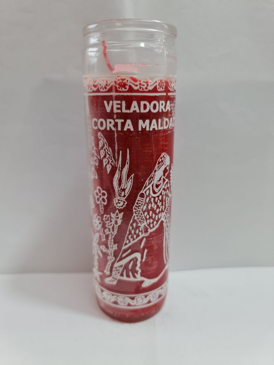 VELADORA DE VASO DE CORTA MALDAD PREPARADA