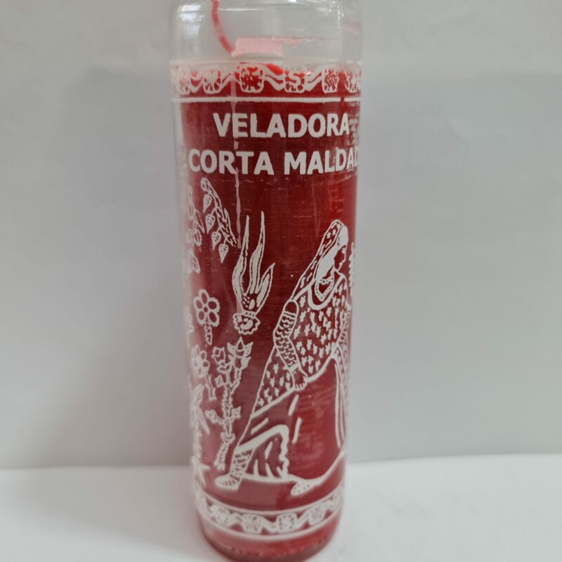 VELADORA DE VASO DE CORTA MALDAD PREPARADA