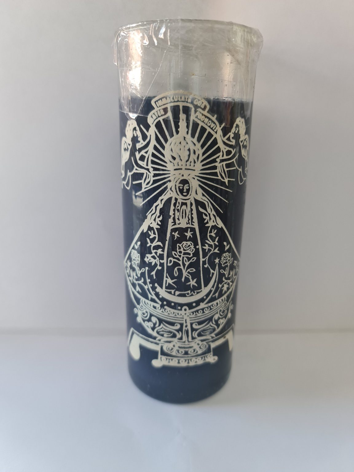 VELADORA DE VASO DE VIRGEN SAN JUAN DE LOS LAGOS PREPARADA