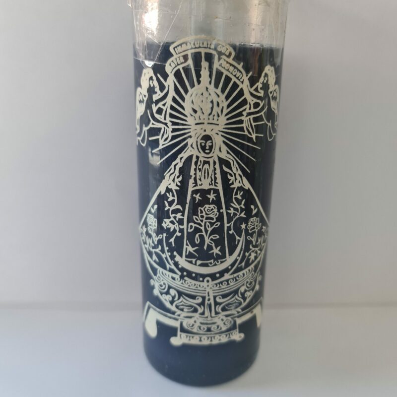 VELADORA DE VASO DE VIRGEN SAN JUAN DE LOS LAGOS PREPARADA