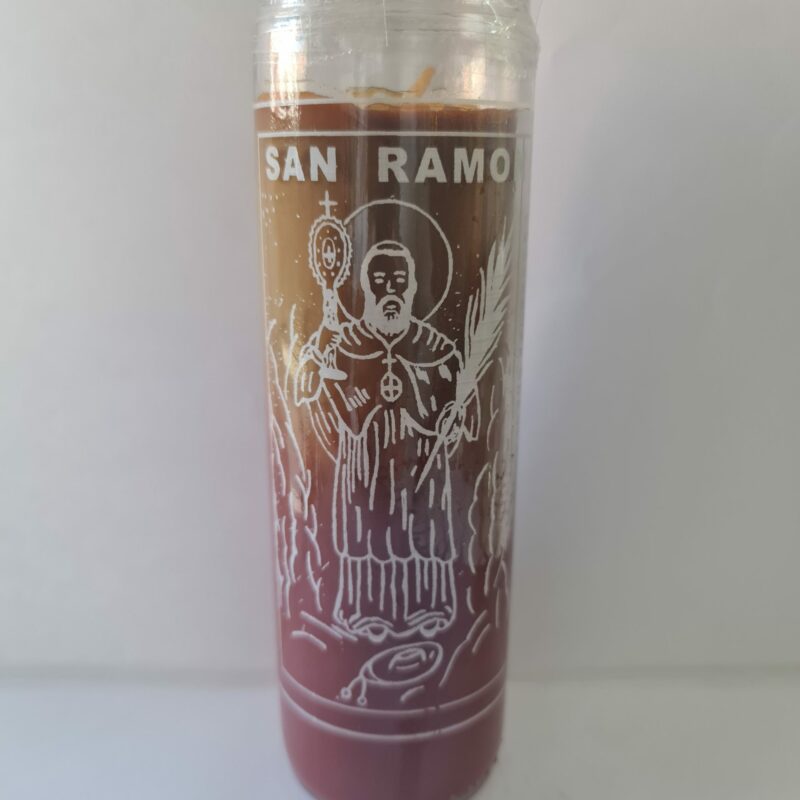 VELADORA DE VASO DE SAN RAMON NONATO PREPARADA