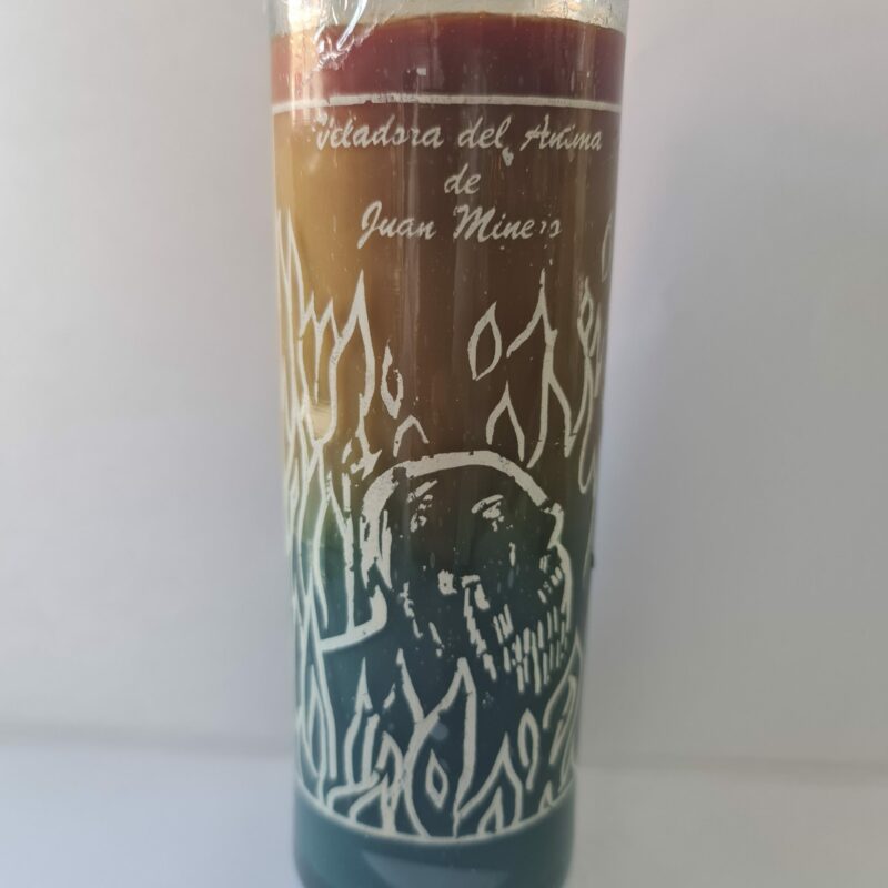 VELADORA DE VASO DE JUAN MINERO PREPARADA