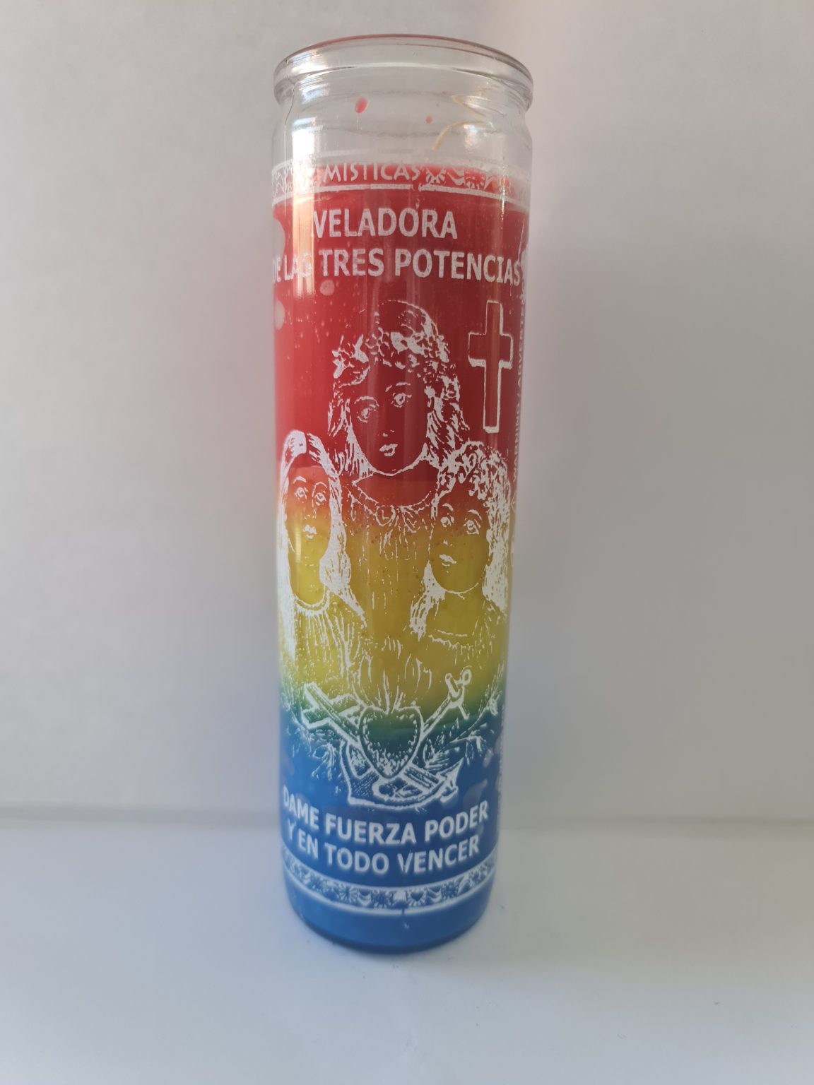 VELADORA DE VASO DE 3 POTENCIAS PREPARADA