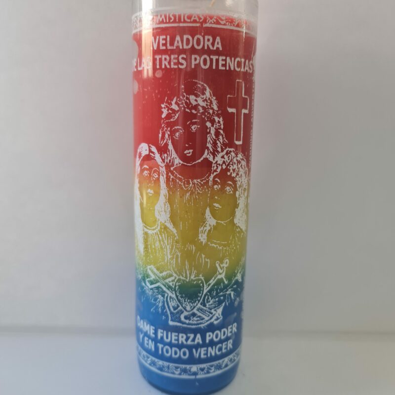 VELADORA DE VASO DE 3 POTENCIAS PREPARADA