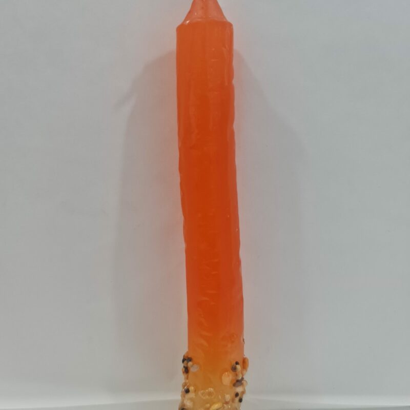 VELA NARANJA PREPARADA GRANDE