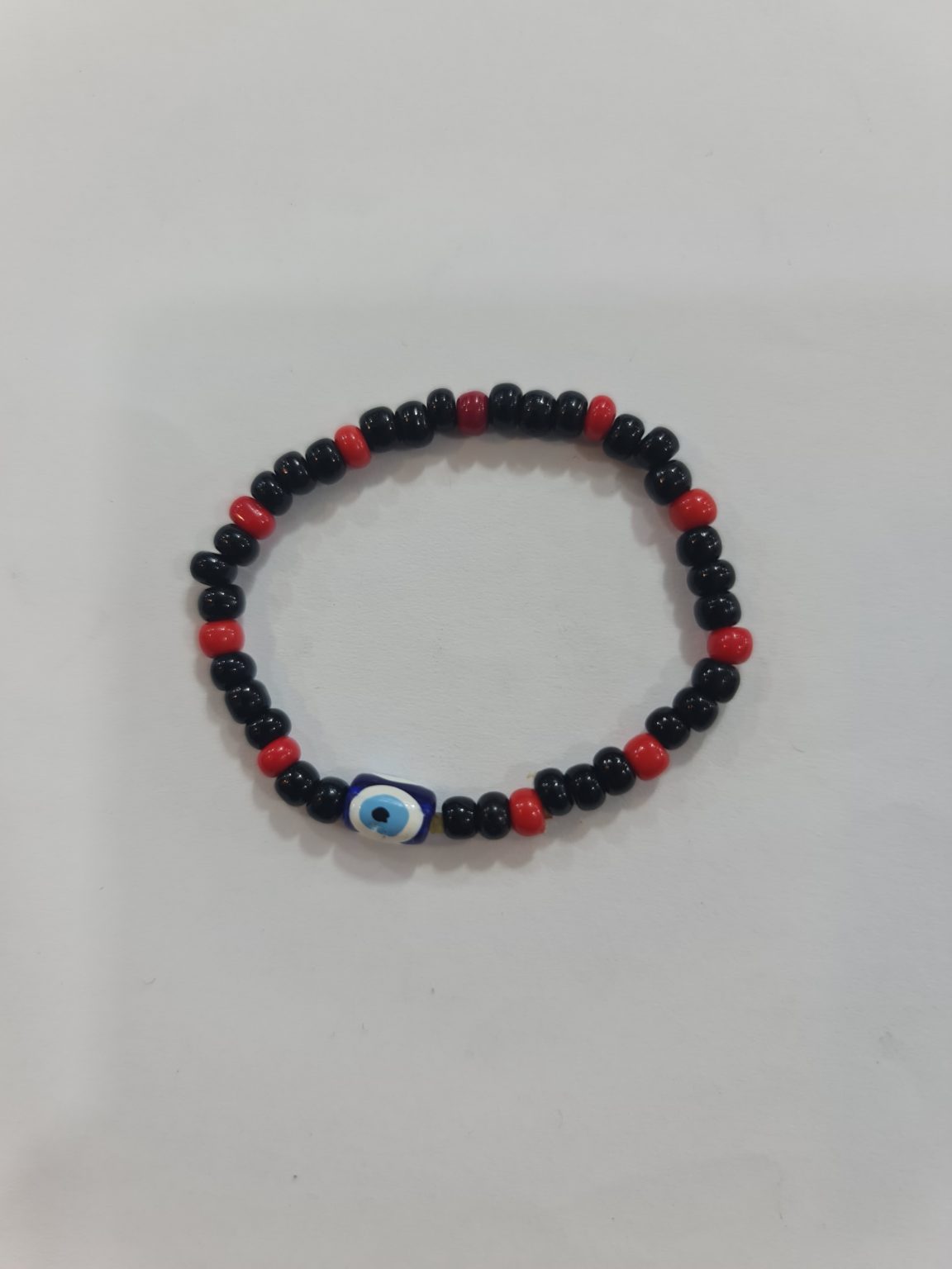 PULSERA DE CUARZO OBSIDIANA CON OJO PROTECTOR PARA BEBÉ