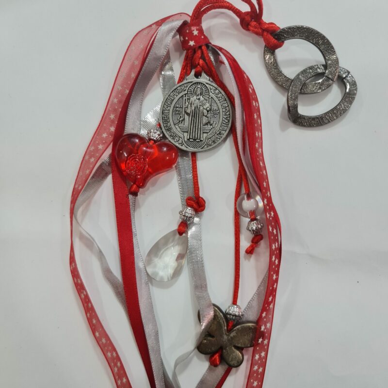 BENDICIÓN DE SAN BENITO ROJO (PROTECCIÓN PARA AUTO)