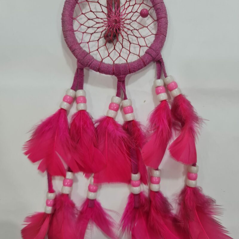 ATRAPASUEÑOS ROSA 30 CM DE LARGO