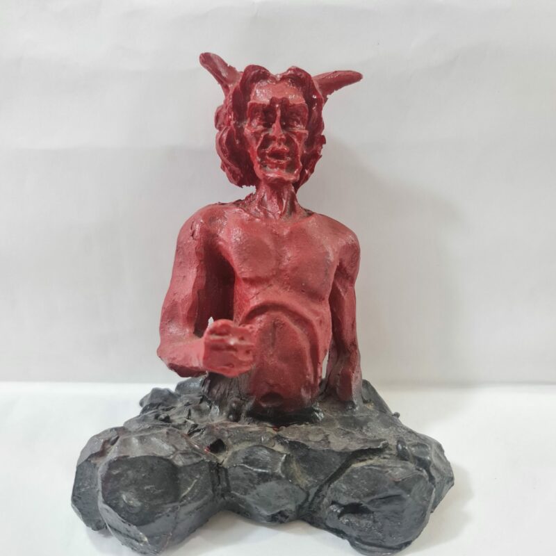 DIABLO DE MEDIO CUERPO ROJO