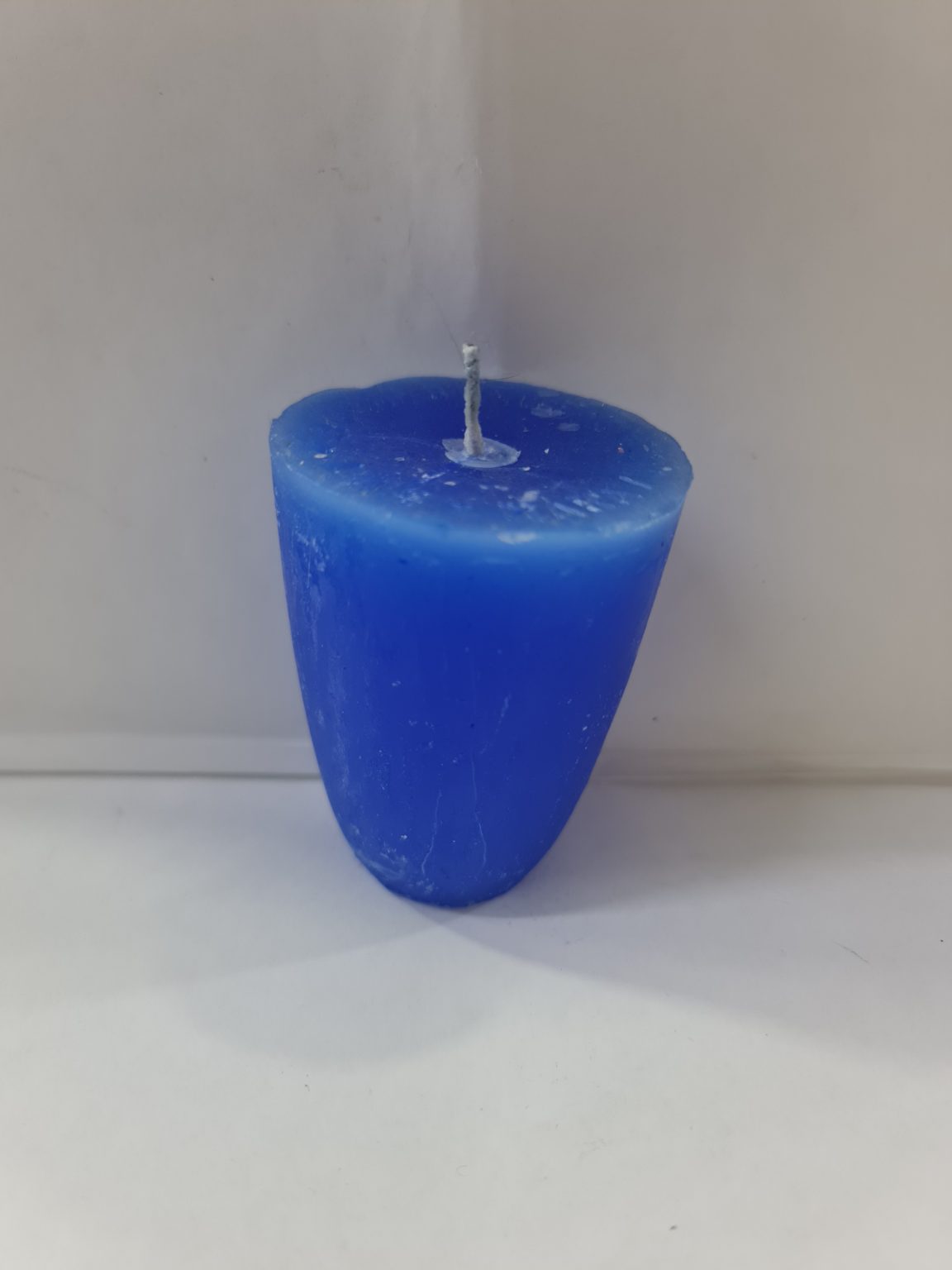 VELADORA SENCILLA AZUL
