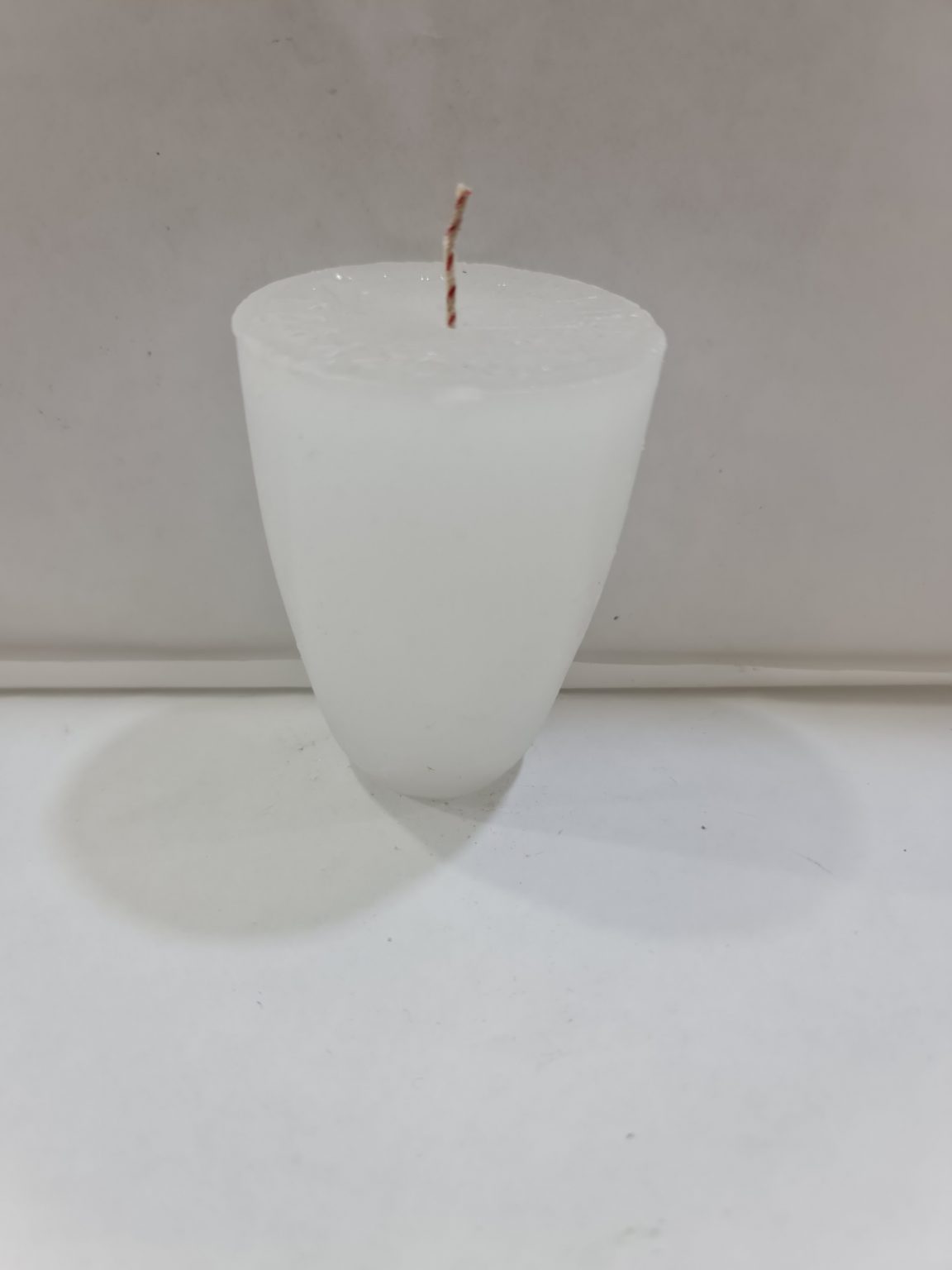 VELADORA SENCILLA BLANCA